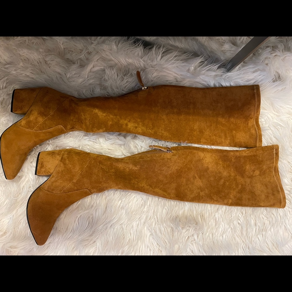 Goodnight Macaroon OTK Boots - Brand New